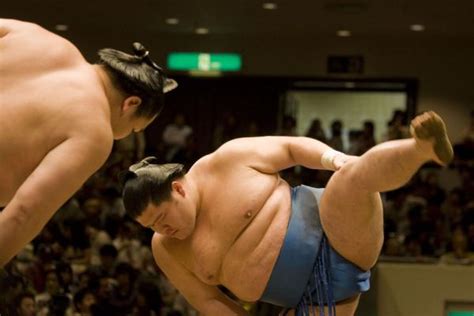 nude sumo wrestler|A sexy sumo wrestler gets fully stripped. LIVE